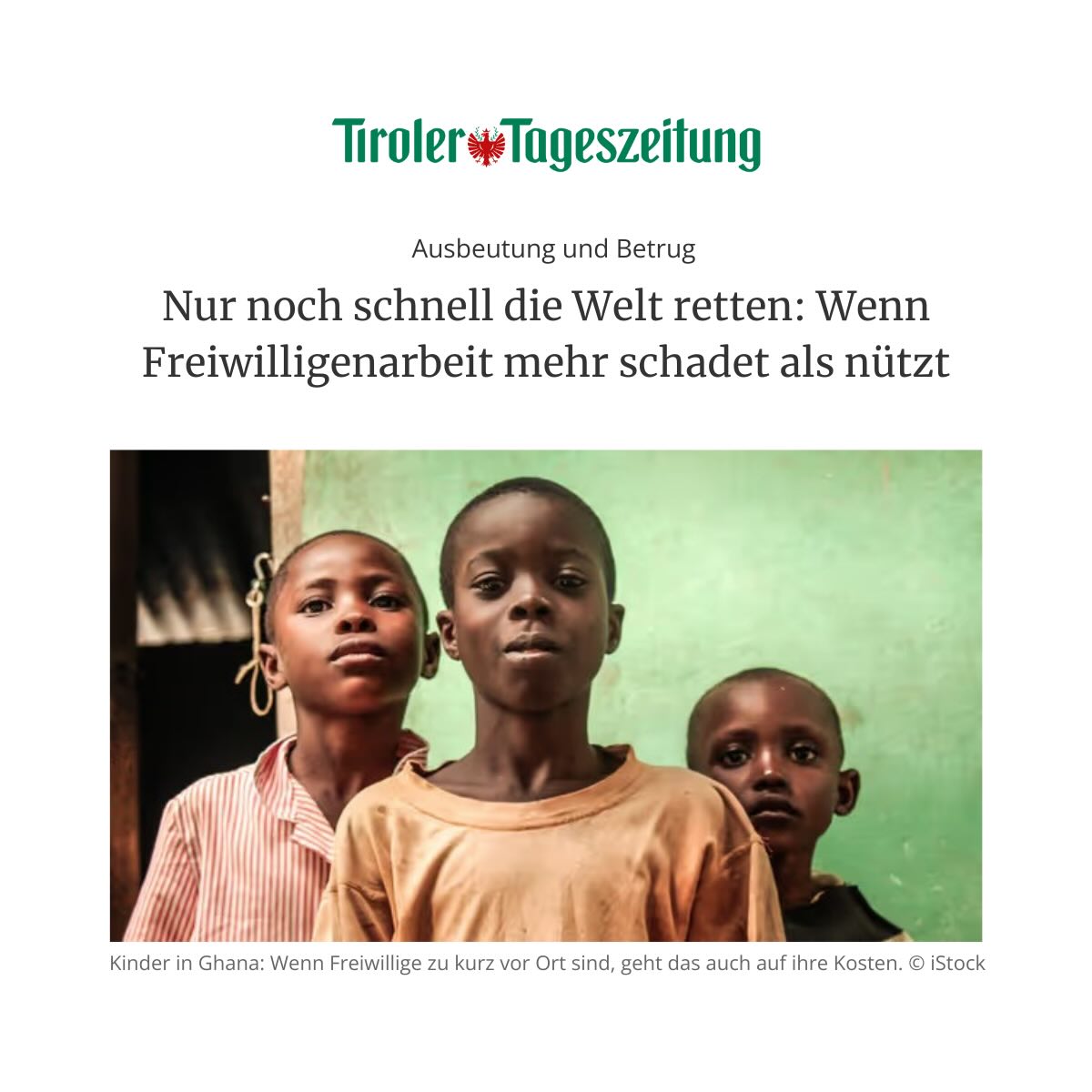 Braveaurora in the Tiroler Tageszeitung 🗞️