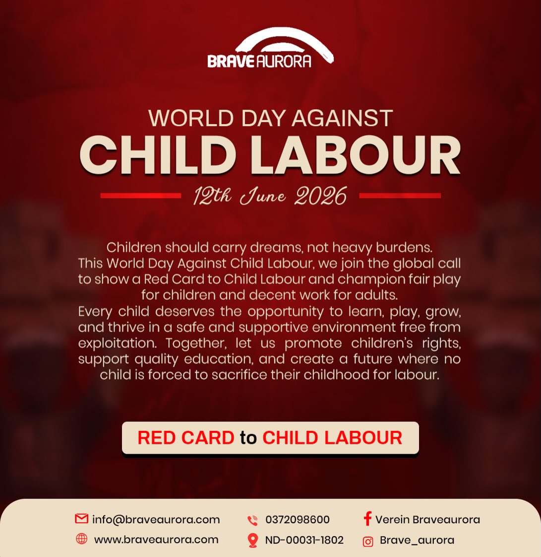 🚫 World Day Against Child Labour 2026.
